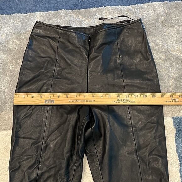 Cache leather pants womens size 6 vintage high waist - Picture 11 of 11